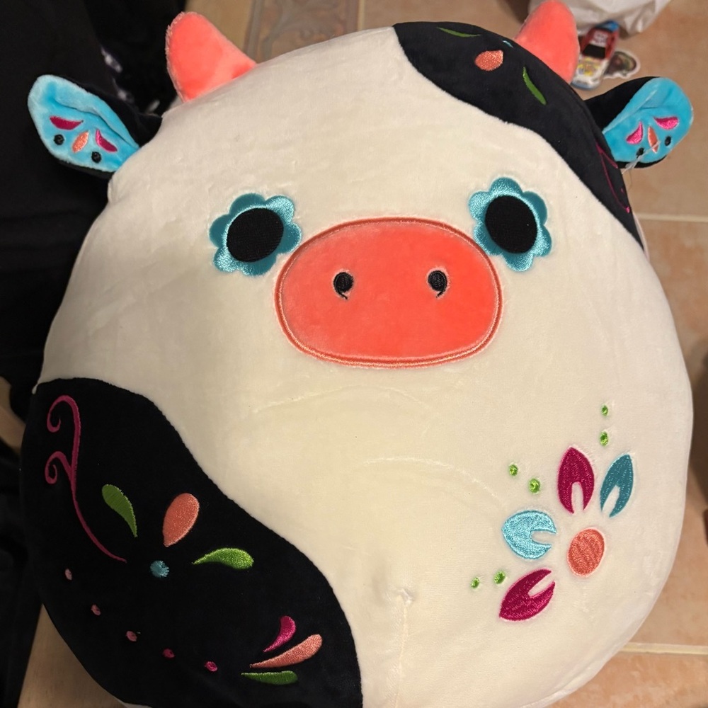 Squishmallows Connor Cow